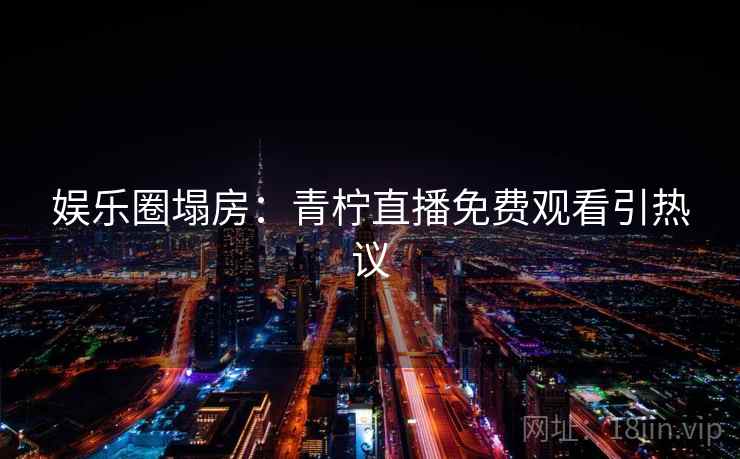 娱乐圈塌房：青柠直播免费观看引热议