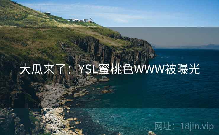 大瓜来了：YSL蜜桃色WWW被曝光